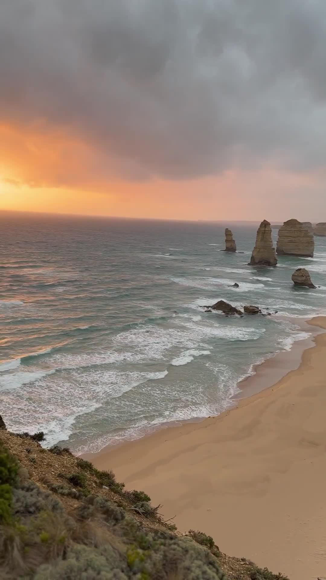 Australian coastal landscape from the existing Visa Advice footage